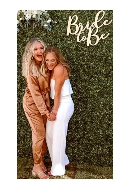 bridal shower outfit jumpsuit guests