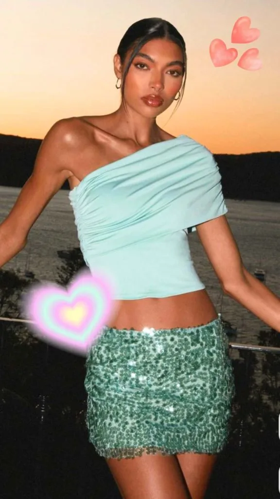 what to wear sequin skirt