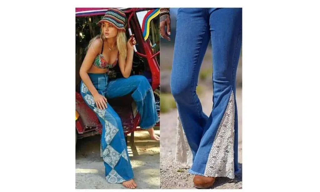 what to wear with crochet jeans