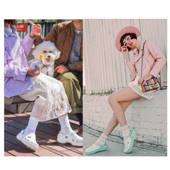 what to wear with crocs - lady outfit ideas