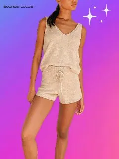 What to wear with knit shorts