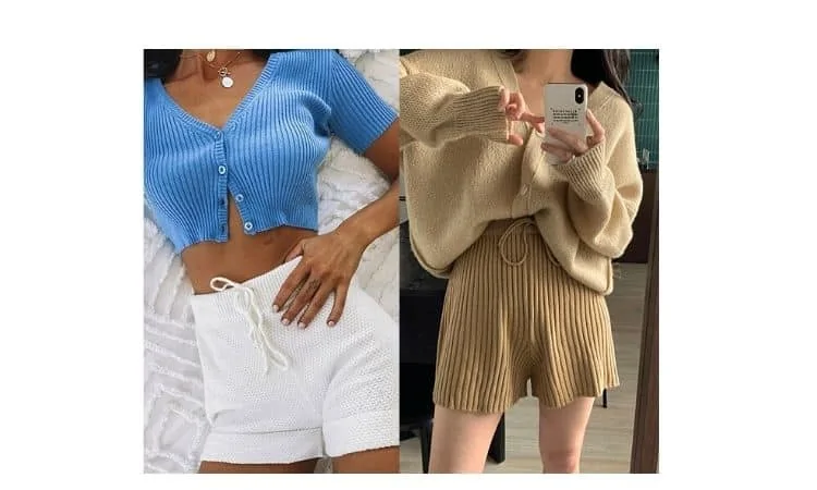 WHAT TO WEAR WITH KNIT SHORTS