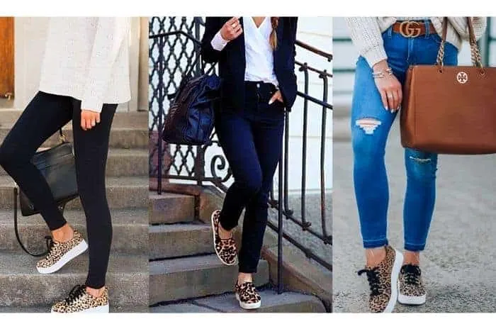what to wear with leopard shoes