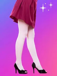 What to wear with white pantyhose