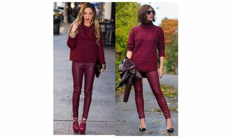 What to wear with purple leggings
