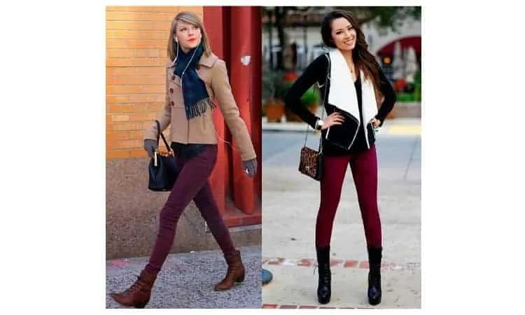 What to wear with purple leggings