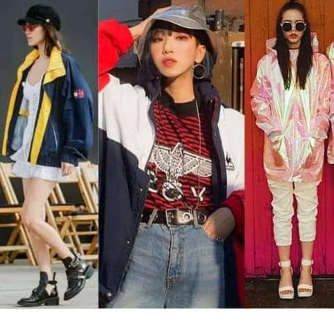 windbreaker outfit girl, how to wear windbreaker outfit women